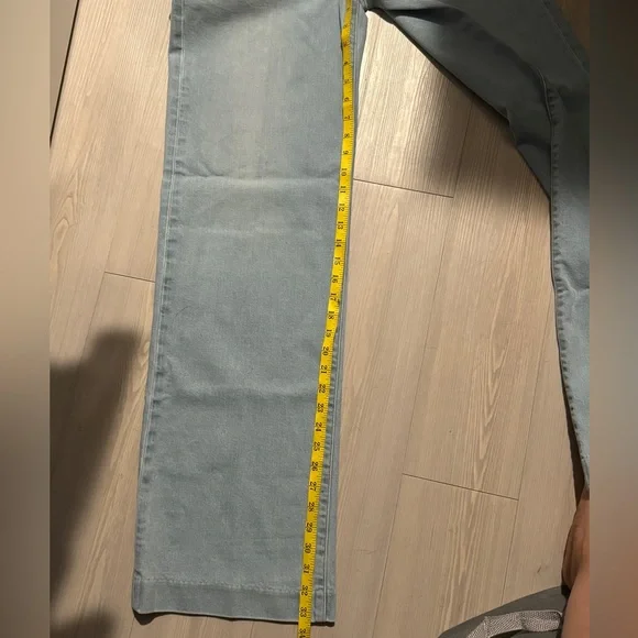 FRAME Ali Wide Leg Triple Waist Tie Jeans Size 27 wideleg, barrel, bell bottoms - Picture 15 of 15